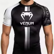 camiseta corta de compresión